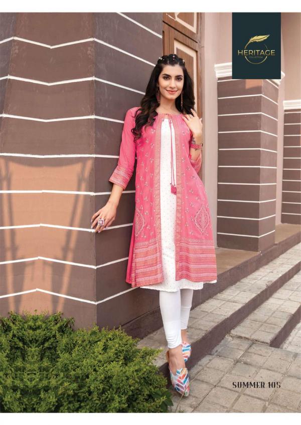 Heritage Summer Jacket Designer Festival Kurti